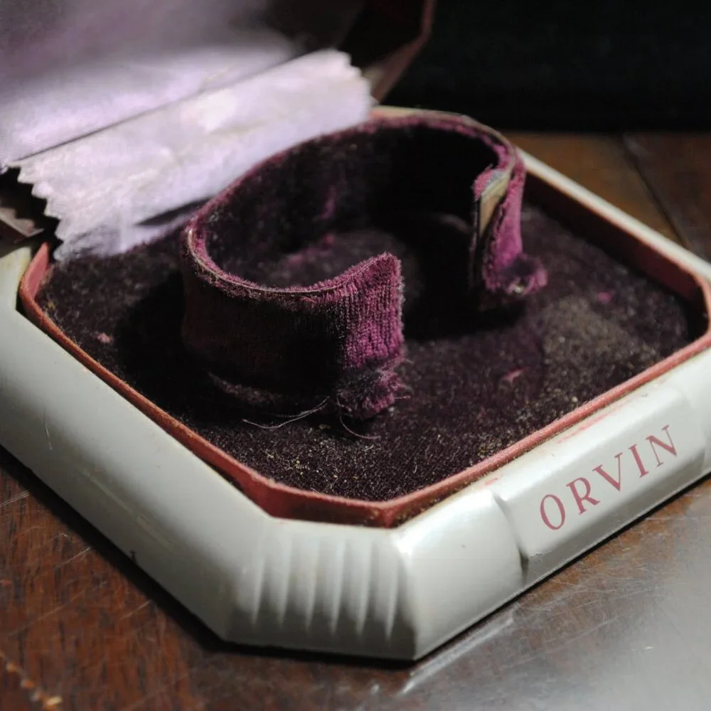 Vintage Art Deco Orvin Watch Presentation Display Box